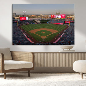 Los Angeles Angels Baseball Canvas Print - Anaheim Angel