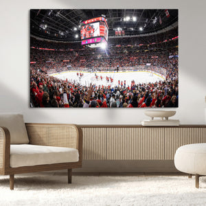 Amerant Bank Arena Wall Art Canvas Print - Basketball Arena