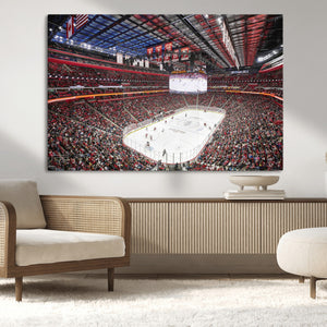 Barton Malow Little Caesars Arena Detroit Wall Art Canvas