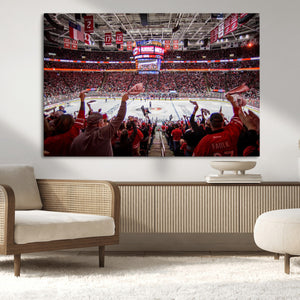 Carolina Hurricanes Ice Hockey Stadium Wall Art, Carolina