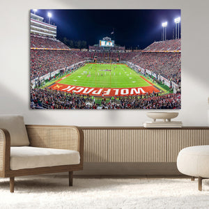 NC State Wolfpack Canvas Print - Raleigh Carter-Finley