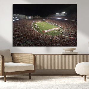 Wisconsin Badgers Football Team Print - Madison Camp Randall