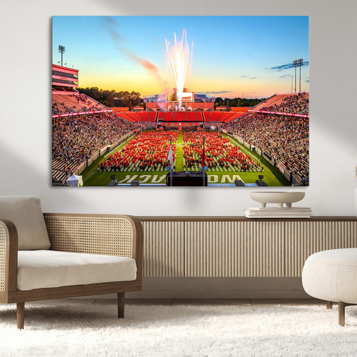 North Carolina State University Canvas Print, North Carolina