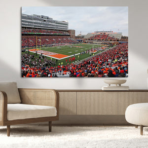University of Illinois Fighting Illini Football Team Print -
