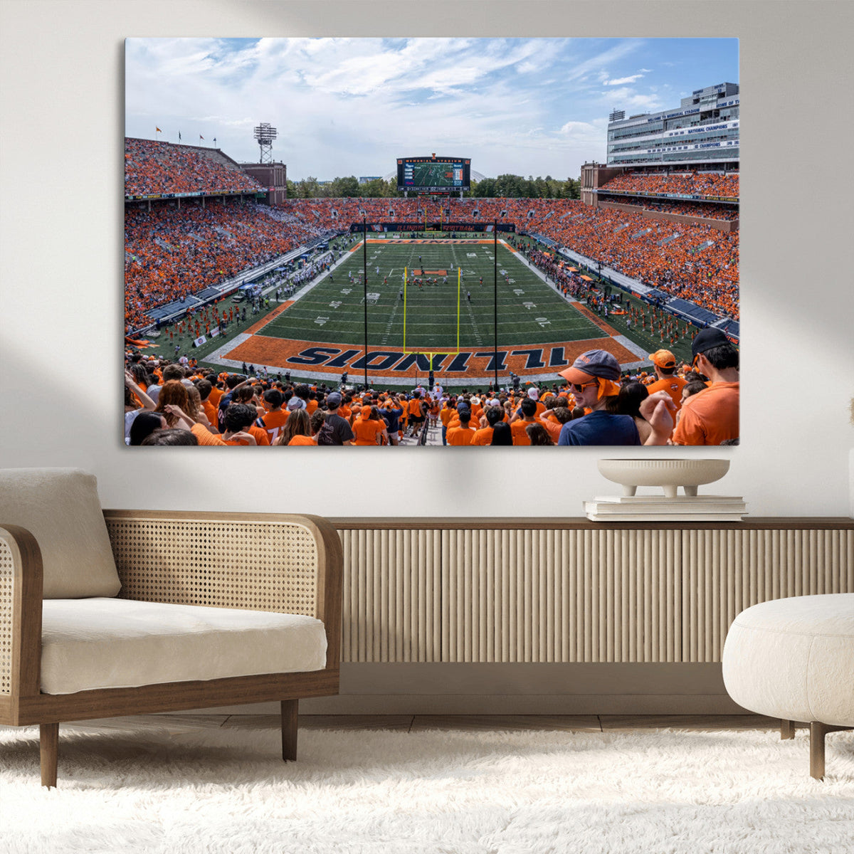 University of Illinois Fighting Illini Football Team Print