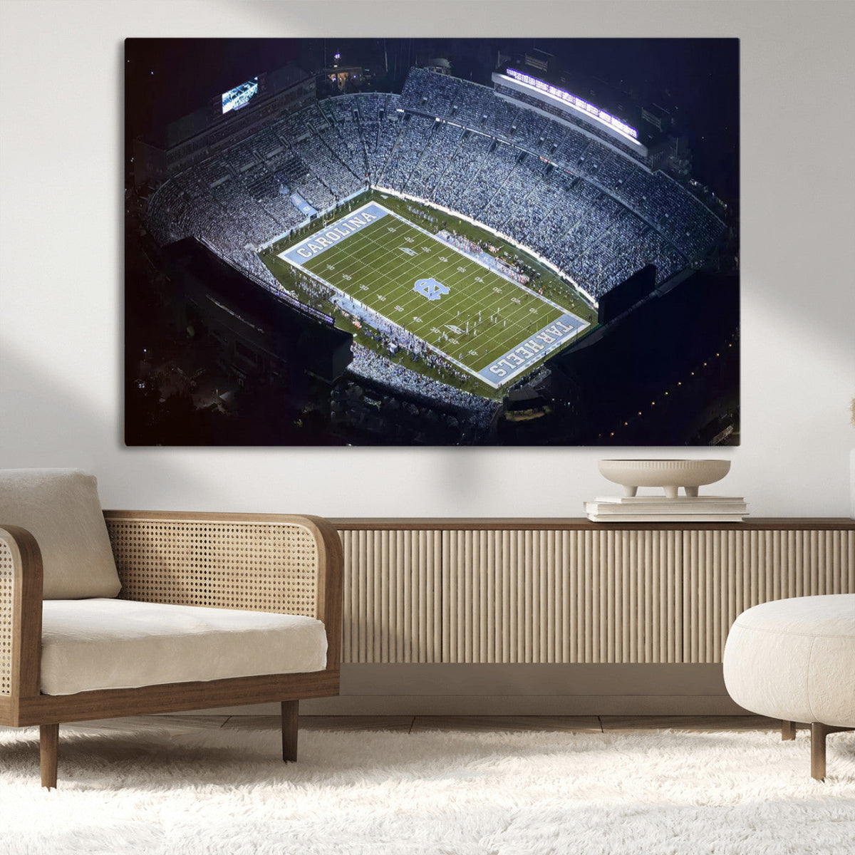University of North Carolina Tar Heels Football Team Print -