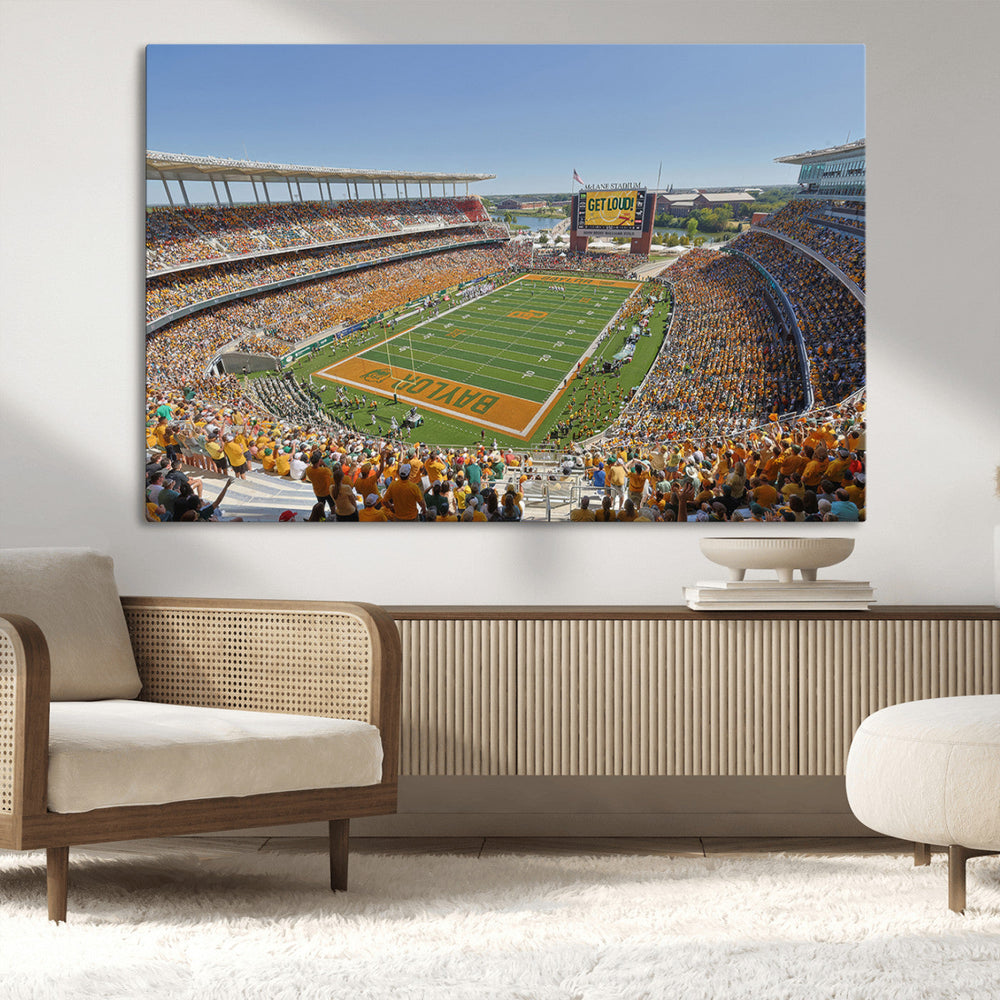Baylor University Bears Football Team Print - Waco McLane