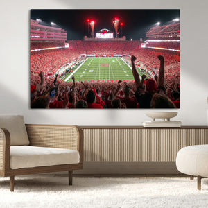 University of Nebraska Cornhuskers Football Team Print -
