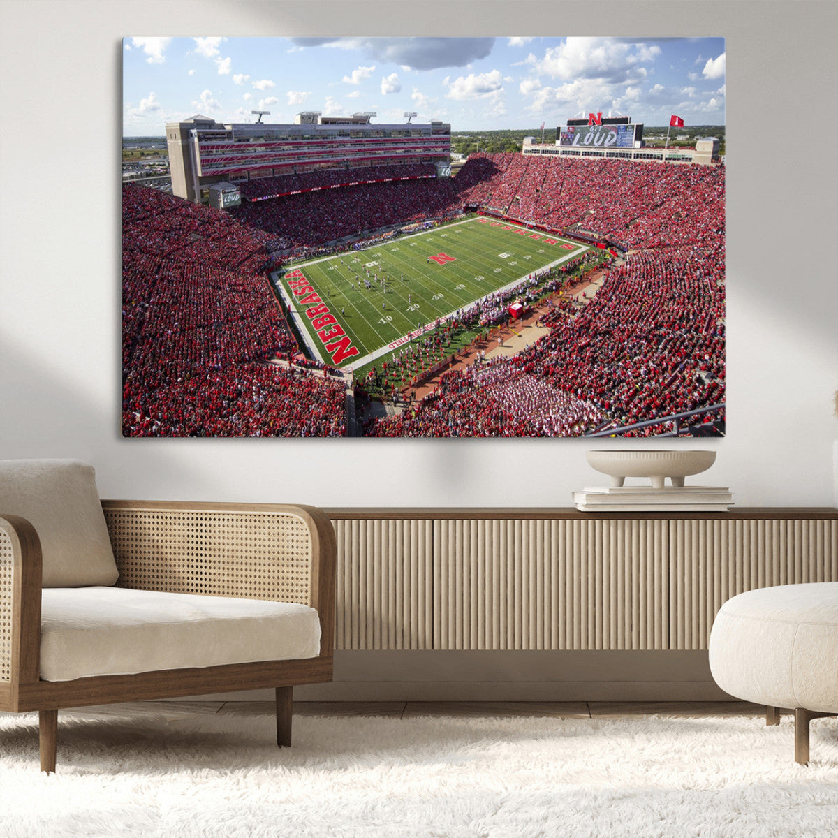University of Nebraska Cornhuskers Football Team Print -