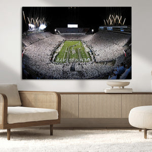 Penn State Beaver Stadium Canvas Wall Art - Nittany Lions