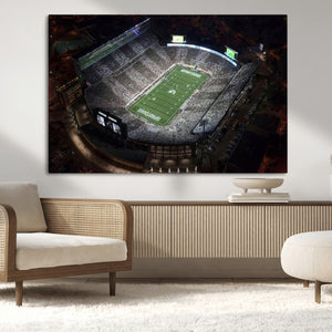 Michigan State Spartans Football Team Print - East Lansing