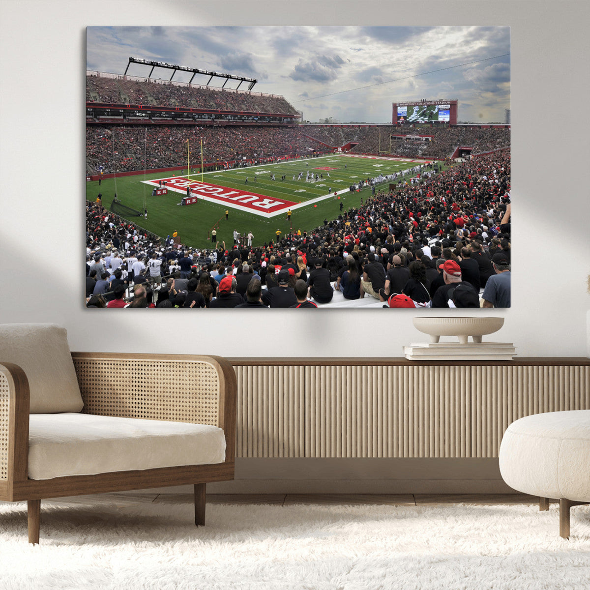 Rutgers Scarlet Knights Football Team Print - SHI Stadium,
