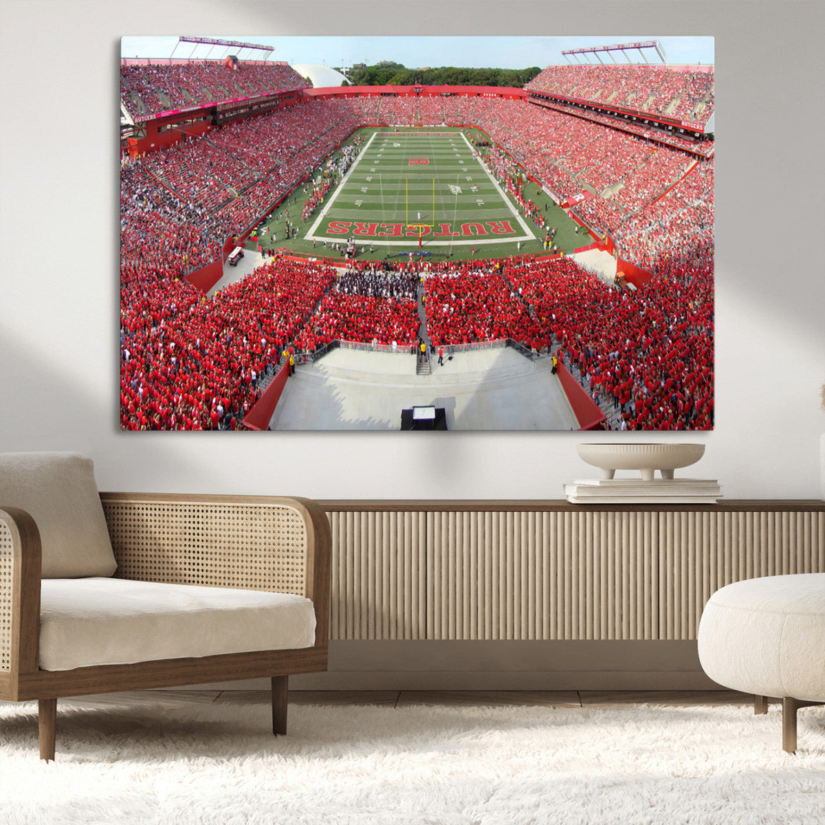 Rutgers Scarlet Knights Football Team Print - Piscataway SHI