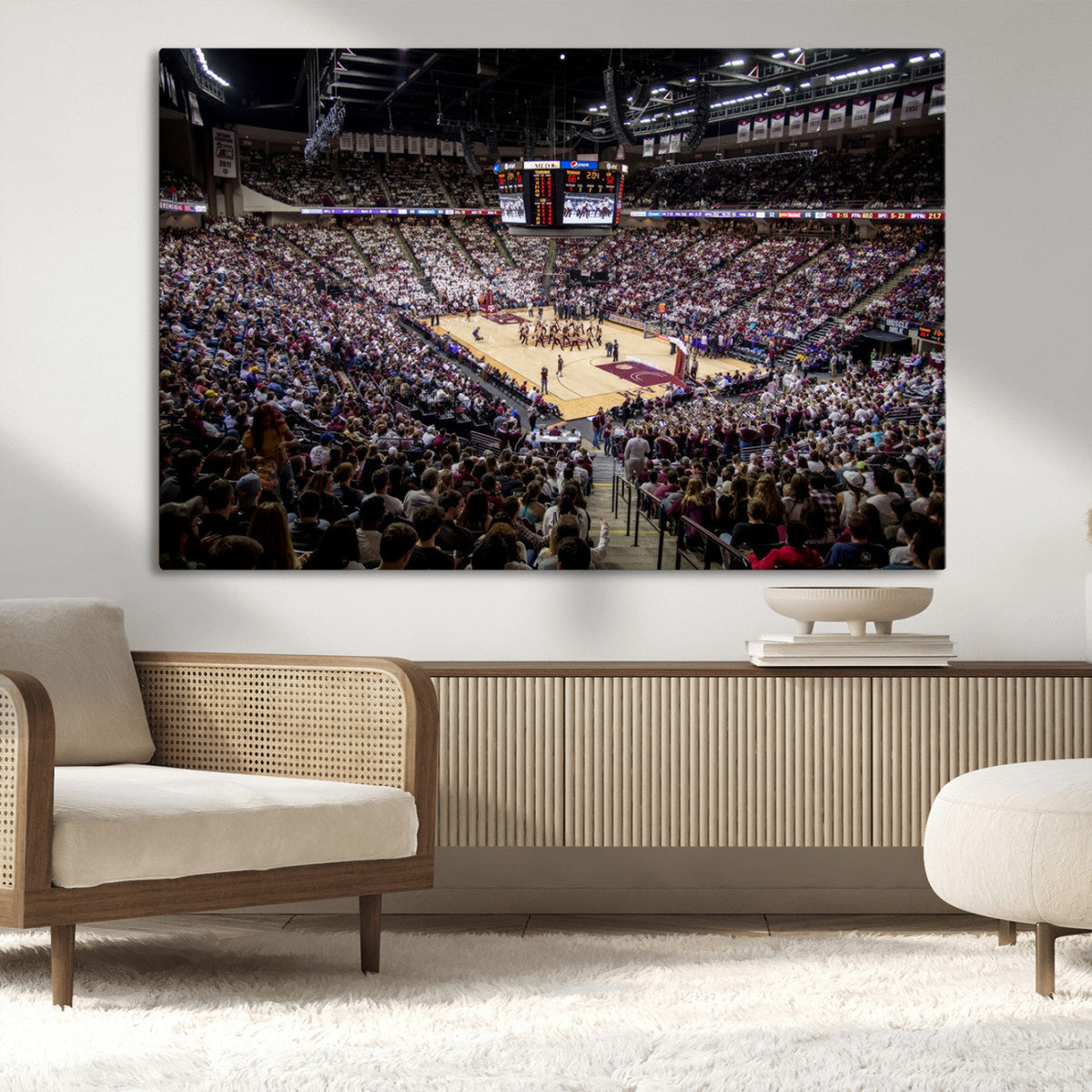 University of Nebraska Cornhuskers Basketball Team Print -