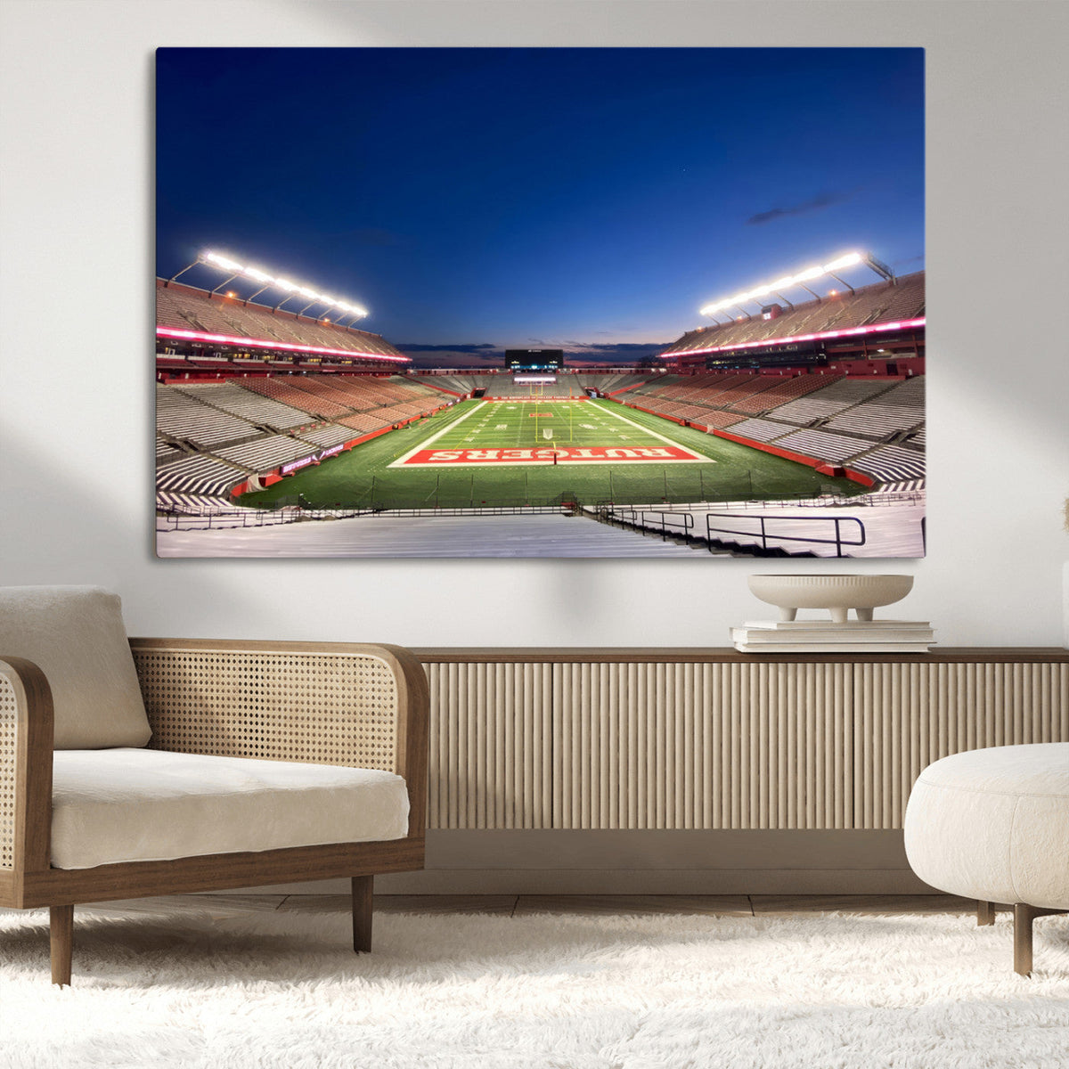 Rutgers Scarlet Knights Football Team Print - Piscataway SHI