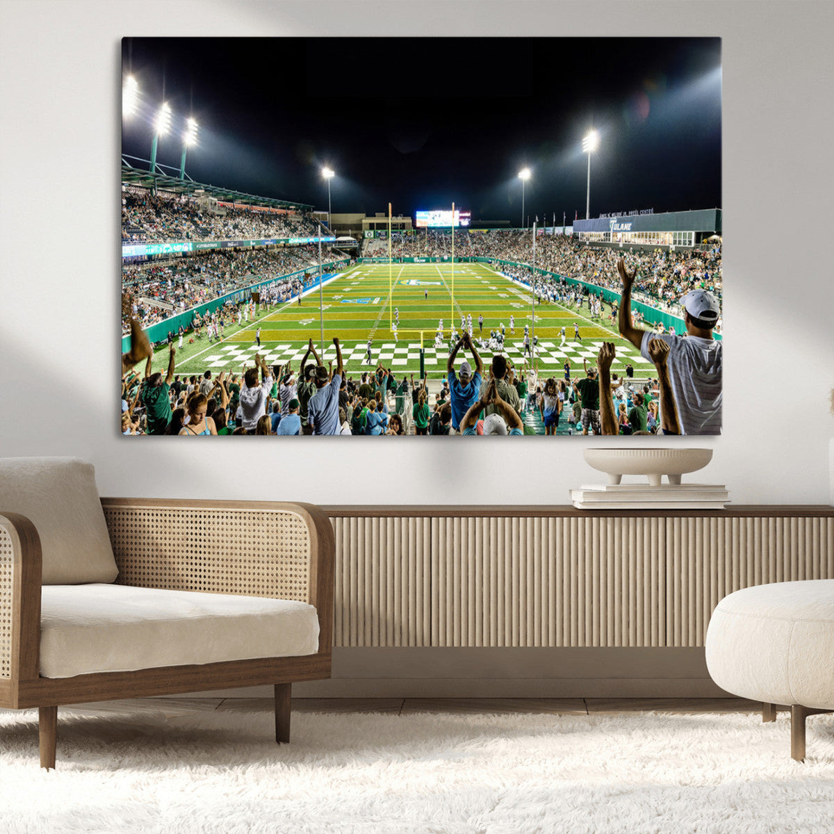 The Tulane University Green Wave Football Team Print - New