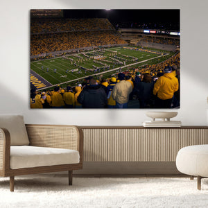 West Virginia Uni Mountaineers Football Team Print - Milan