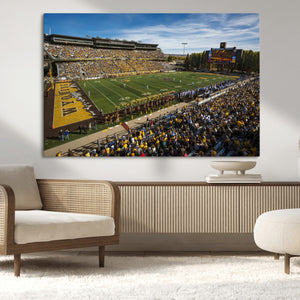 University of Wyoming Cowboys Football Team Print - Laramie