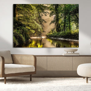 Forest Wall Art Print | River Landscape Wall Art | Perfect