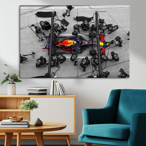 RedBull Formula 1 Canvas Wall Art Print