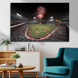 Fireworks at Angel Stadium – Los Angeles Angels Canvas