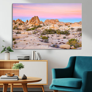 Vibrant Sunset Sky Wall Art Canvas Print – Framed Joshua