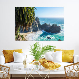 Big Sur Wall Art Canvas Print – Framed California Coastline