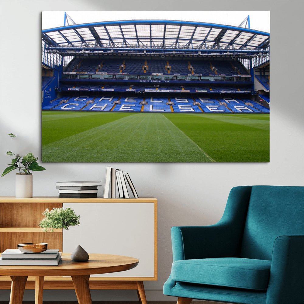 Stamford Bridge Chelsea Football Stadium Canvas Wall Art
