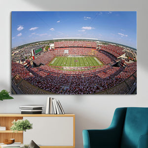 William Brice Stadium Wall Art Canvas Print – Stadium Crowd
