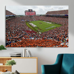 Jordan-Hare Stadium Wall Art Canvas Print, College Sports