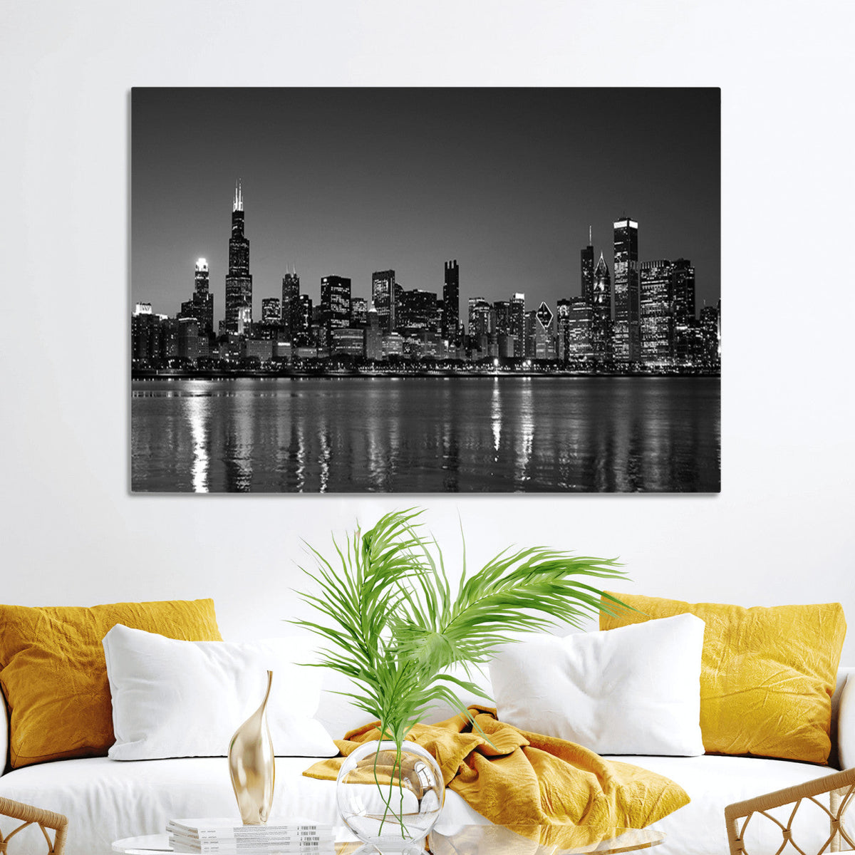 Chicago Wall Art Canvas Print
