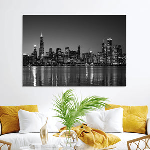 Chicago Wall Art Canvas Print