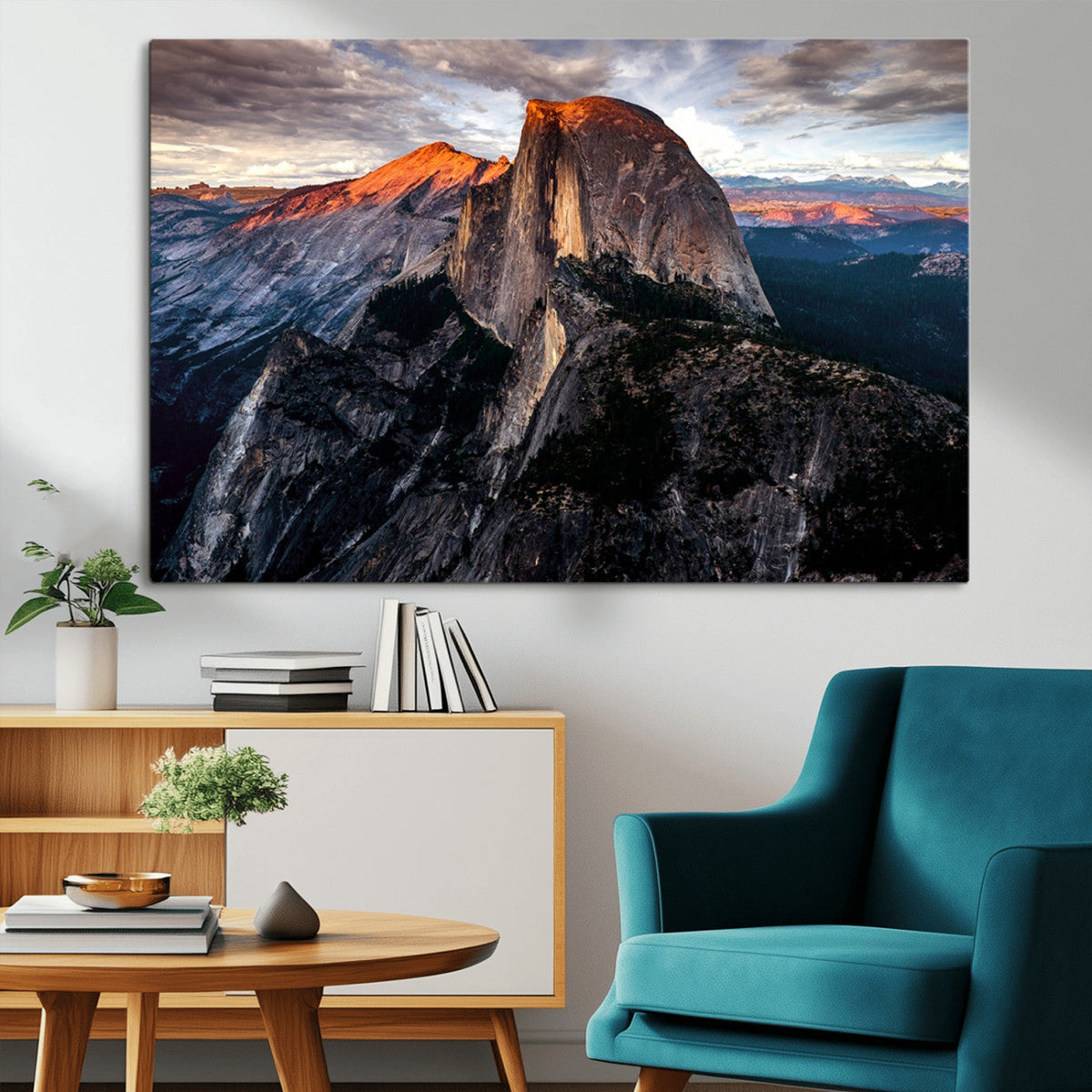 Half Dome Yosemite Wall Art – Majestic Mountain Landscape