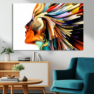 Profile Colors Canvas Print