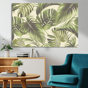 Palm Leaves Canvas Print
