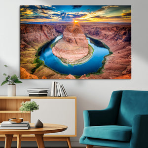 Sunset on the Horseshoe Bend Grand Canyon, Horseshoe Bend