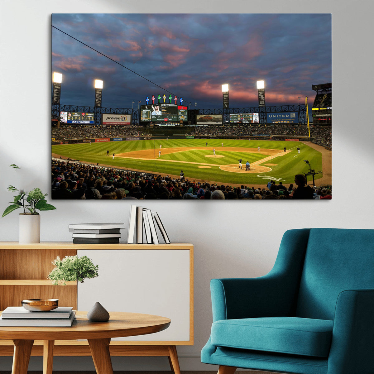 Chicago White Sox Baseball Team Print Canvas- Guaranteed