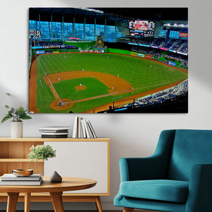 Miami Marlins Baseball Team Print - Miami LoanDepot Park