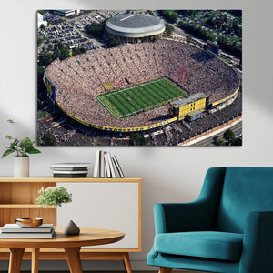 Michigan Wolverines Football Team Print - Ann Arbor Michigan
