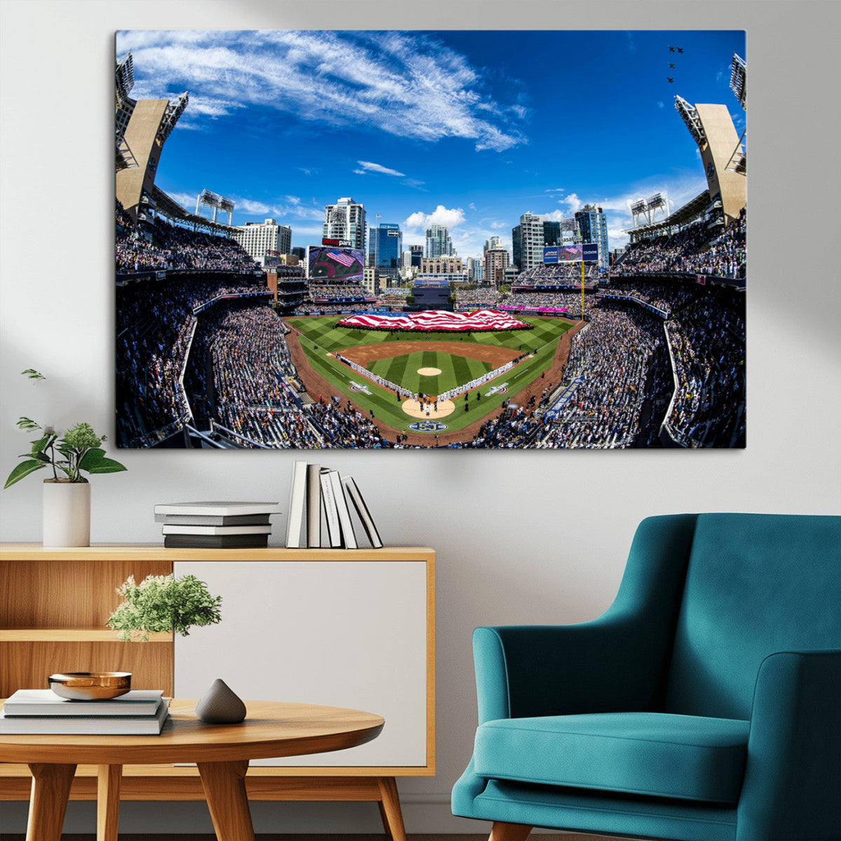 San Diego Padres Baseball Team Print - Petco Park Stadium