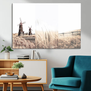 Farm Prints Set, Farmhouse Wall Art Canvas, Country House