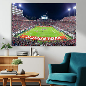 NC State Wolfpack Canvas Print - Raleigh Carter-Finley