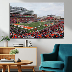 University of Illinois Fighting Illini Football Team Print -