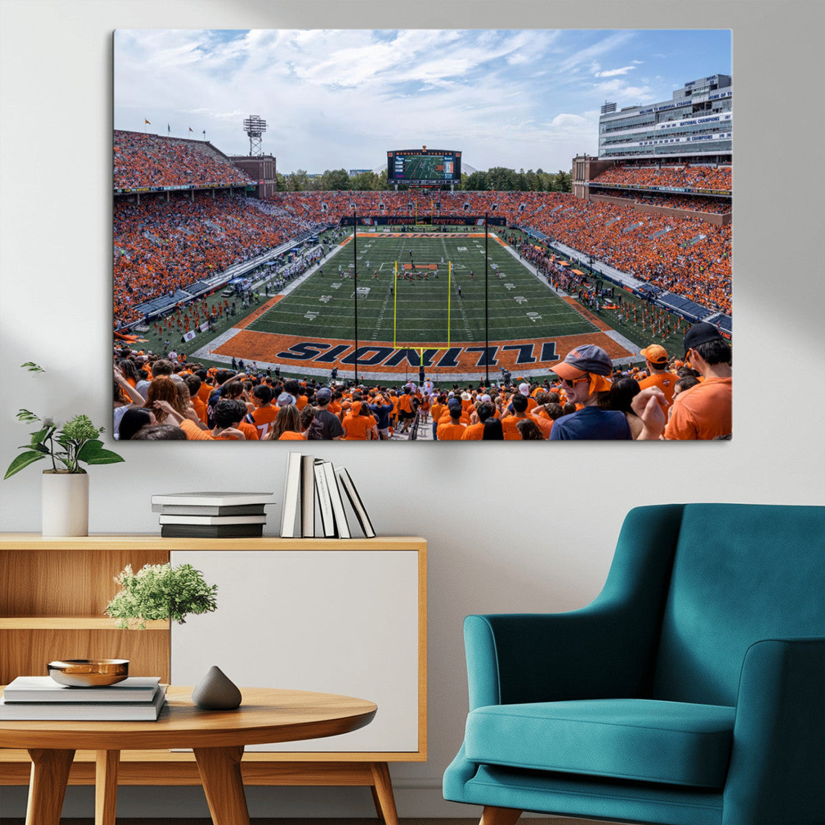 University of Illinois Fighting Illini Football Team Print
