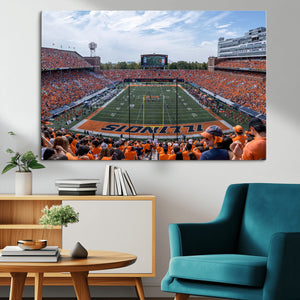 University of Illinois Fighting Illini Football Team Print