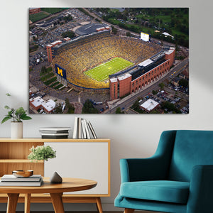 University of Michigan Wolverines Football Team Print - Ann