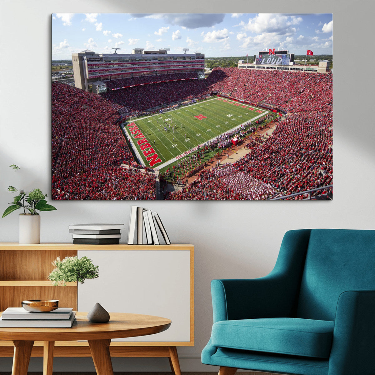 University of Nebraska Cornhuskers Football Team Print -