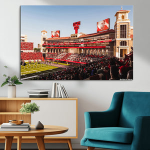 Jones AT&T Stadium Texas Tech Red Raiders Wall Art | Large