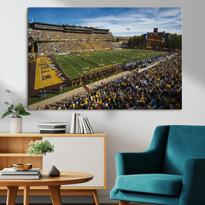 University of Wyoming Cowboys Football Team Print - Laramie