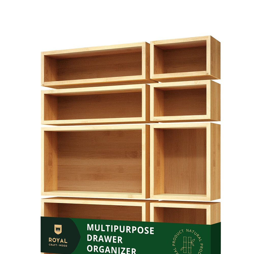 Storage Box Set of 8, Natural